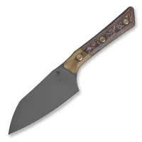 Нож поварской кухонный Сантоку, 10 см, MICROTECH, США видео продукта