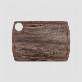 Доска разделочная композитная с желобом, 22х15см, дуб мореный, серия Fashion, ComposeEat, Россия, COMPOSE EAT (Россия)