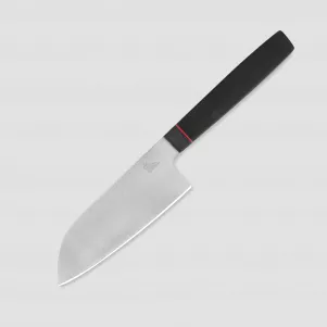 Нож поварской кухонный сантоку SA110, 11,5 см, сталь N690, Black, OWL KNIFE, Россия, OWL KNIFE (Россия)