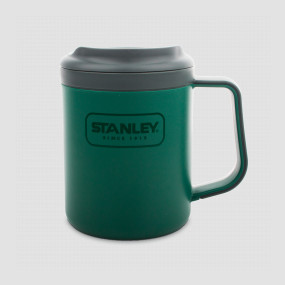 Термокружка Adventure, объем: 0,35 л, материал: пластик, размер: 11,8 x 8,3 см, цвет: зеленый, STANLEY, США, Термокружки STANLEY