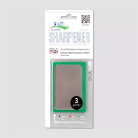 Набор из 3-х алмазных брусков Credit Card Sized - Set of 3 (Coarse / Fine / Extra-Fine), размер: 8,3 x 5,1 x 0,1 см, серия Knife sharpeners, DMT, США, Точильные наборы