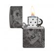 Зажигалка бензиновая Mushroom Skulls High Polish Black, ZIPPO, США_00824770068580478501.jpg