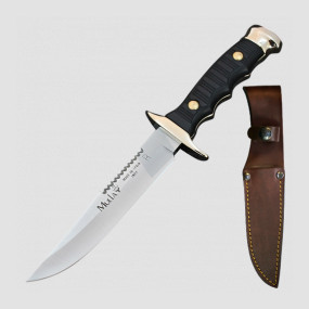 Нож с фиксированным клинком Mountain с чехлом, зубчатый обух, MUELA, Испания, MUELA (Испания)