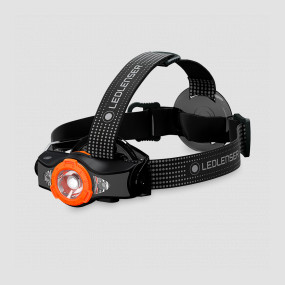 Фонарь аккумуляторный налобный, цвет: черно-оранжевый (502166), LED LENSER, Германия, Фонари налобные