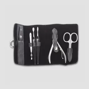 Набор маникюрный Traveller Set, 6 предметов, кожаный футляр, BOKER, Германия, Маникюрные наборы 6 предметов