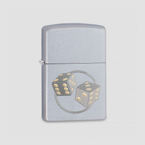 Зажигалка Classic Dice Satin Chrome, ZIPPO, США, Зажигалки