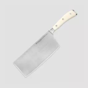 Нож кухонный для резки овощей Chinese chef's 18 см, Chinese Cleaver, серия Ikon Cream White, WUESTHOF, Золинген, Германия, 