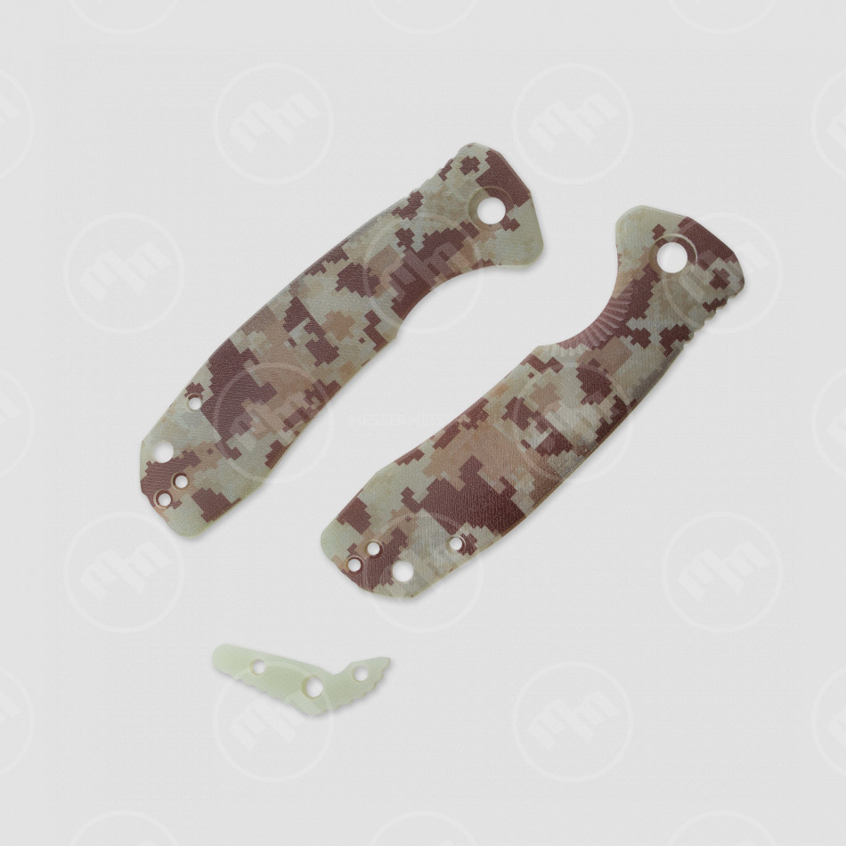 Накладки на рукоять, G10 M, чёрные, HONEY BADGER, ЮАР