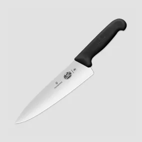 Нож кухонный поварской Шеф Fibrox 20 см, VICTORINOX, Швейцария, Ножи поварские 20 см