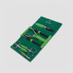 Набор маникюрный в кожаном футляре Rainbow Pastell, 7 предметов, ERBE, Германия, ERBE (Германия)