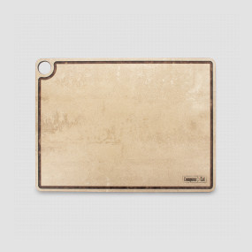 Доска разделочная c желобом, 42х31см, порфир кремовый, композитный материал, серия ProFashion, ComposeEat, Россия, COMPOSE EAT (Россия)