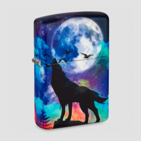 Зажигалка бензиновая Wolf Design, ZIPPO, США, Зажигалки