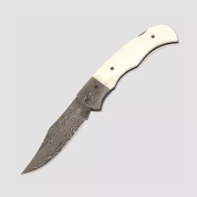 Нож складной Damascus Bone, серия Magnum, BOKER, Германия, Складные ножи из дамасской стали