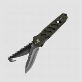 Нож складной многофункциональный Alpha Crosslock Folding Green, BUCK, США, BUCK (США)