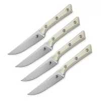 Набор столовых ножей для стейка, 4 штуки, MICROTECH, США видео продукта