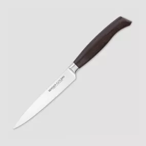 Нож для чистки и нарезки, 12 см, серия Ergo Line Smoked Oak, BERGER CUTLERY, Германия, Ergo Smoked oak BERGER CUTLERY