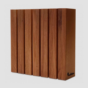 Подставка для 6-ти ножей KS021UON, материал: дерево дуб, WOODINHOME, Россия, Подставки для ножей