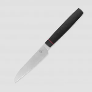 Нож кухонный для чистки овощей и фруктов P100, 9,7 см, сталь Cromax, Black, OWL KNIFE, Россия, OWL KNIFE (Россия)