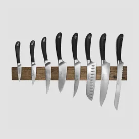 Набор из 8-ми кухонных ножей на магнитном держателе из дуба, серия Signature knife, ROBERT WELCH, Великобритания, Наборы ножей в подставках