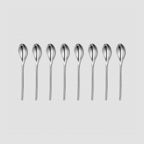 Набор кофейных ложек, 8 штук, сталь 18/10, серия Bud, ROBERT WELCH, Великобритания, Bud Bright ROBERT WELCH