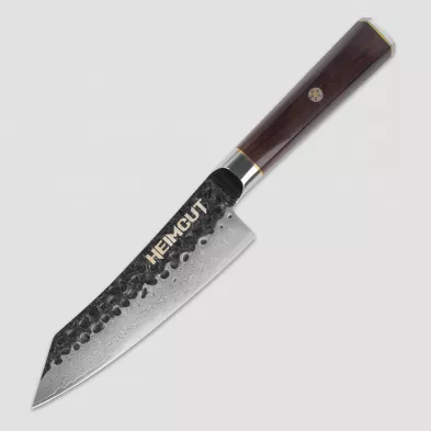 Нож кухонный Kiritsuke, 15 см, Black Damascus, HEIMCUT, Россия, 