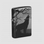 Зажигалка Classic Wolves Design Black Ice, ZIPPO, США