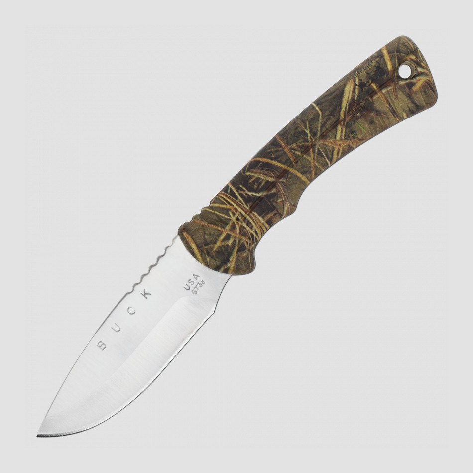 Нож с фиксированным клинком BuckLite MAX Small, Muddy Water Camo, BUCK, США