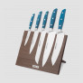 Набор кухонных ножей, 5 штук, на магнитной композитной подставке ComposeEat(темное дерево),серия Brooklyn, ARCOS, Испания