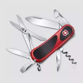 Нож швейцарский многофункциональный складной Evolution S14 14 функций, 6.5 см, VICTORINOX, Швейцария, Швейцарский нож