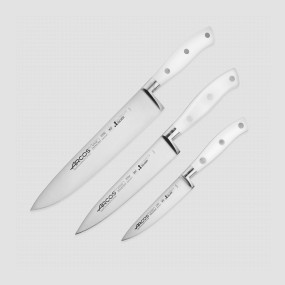 Набор из 3-х кухонных ножей поварская тройка, серия Riviera Blanca, ARCOS, Испания, Наборы кухонных ножей
