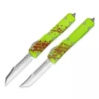 Набор ножей автоматических фронтальных выкидных Ultratech Hellhound + Warhound, 8,7 см, MICROTECH, США видео продукта
