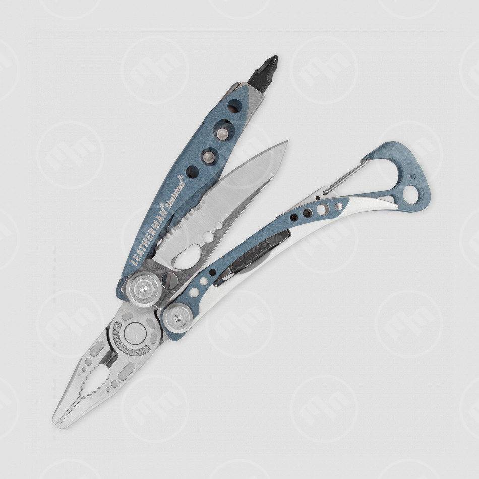Мультитул Skeletool, 7 инструментов, цвет синий, LEATHERMAN, США