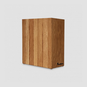 Подставка для 6-8-ми ножей KS022UON, 20 х 11 х 24 см, дерево дуб, WOODINHOME, Россия, WOODINHOME (Россия)