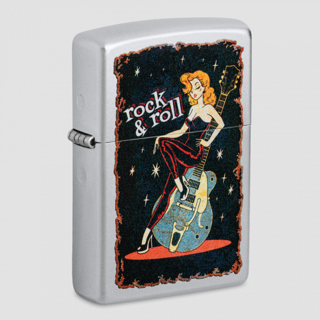 Зажигалка бензиновая Cool Chick Satin Chrome, ZIPPO, США