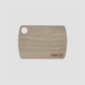 Доска разделочная, композитная, 22х15см, травертин капучино, серия Fashion, ComposeEat, Россия, Разделочные доски COMPOSE EAT