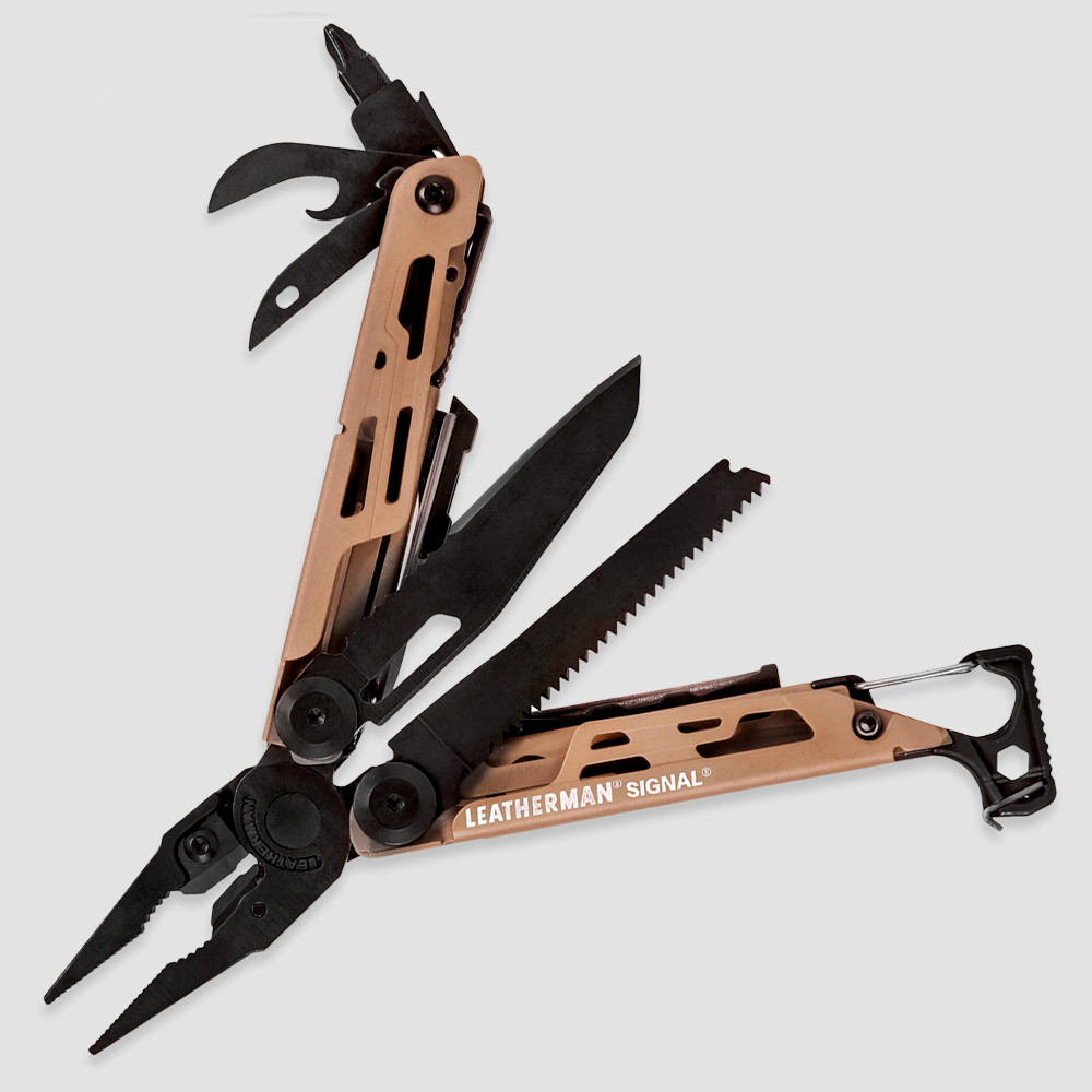 Мультитул Signal, 19 инструментов, цвет хаки, LEATHERMAN, США