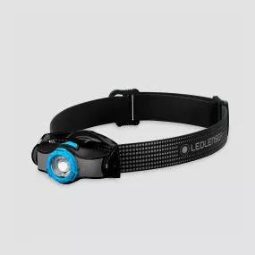 Фонарь - трансформер налобный (502150), цвет черно-голубой, LED LENSER, Германия, Серия MH