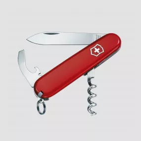 Нож швейцарский складной Waiter, 9 функций, 6.3 см, VICTORINOX, Швейцария, Для отдыха и туризма