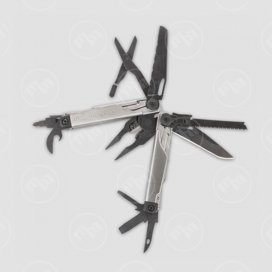 Инструмент Leatherman Surge, серебристо-черный, материал: нержавеющая сталь, LEATHERMAN, США