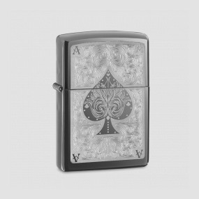 Зажигалка Classic Ace Filigree Black Ice, ZIPPO, США, Зажигалки