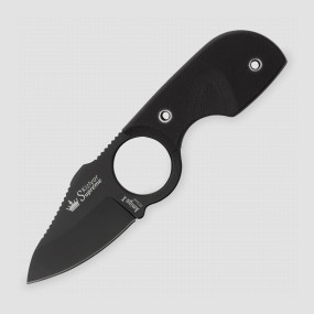 Нож с фиксированным клинком Amigo-X, Titanium Nitride, сталь D2, черный, KIZLYAR SUPREME, Россия, KIZLYAR SUPREME (Россия)