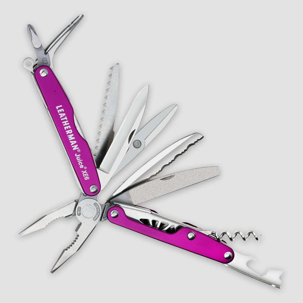 Инструмент Leatherman Juice ХЕ6 (Джус ИксЕ6) фиолетовый, LEATHERMAN, США
