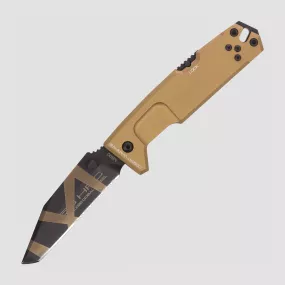 Нож складной Fulcrum II T Desert Warfare Laser Engraving, EXTREMA RATIO, Италия, Fulcrum