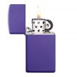 Зажигалка бензиновая узкая Slim Purple Matte, ZIPPO, США_00824770065612385200.jpg