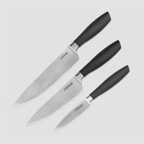 Набор из 3-х кухонных ножей, серия Core professional knives, BOKER, Германия, Наборы ножей "Поварская тройка" 