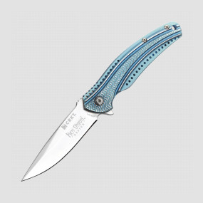 Нож складной Ripple 2 Blue Stainless Handle (IKBS Flipper), CRKT, США, 