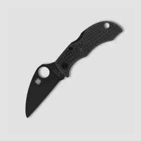 Нож складной Manbug Wharncliffe Black Blade, 4,9 см, SPYDERCO, США, SPYDERCO (США)