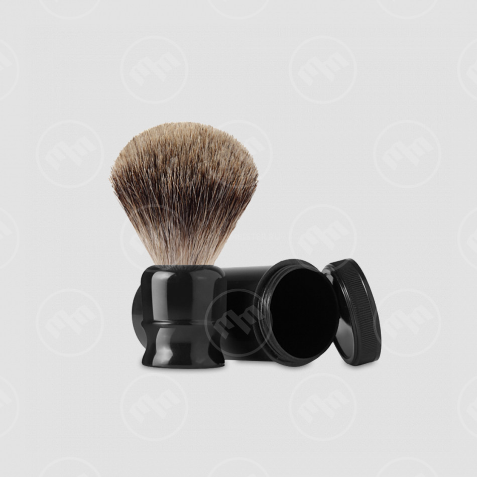 Помазок для бритья дорожный Mondial, цвет: черный, MONDIAL, Италия