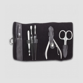 Набор маникюрный Traveller Set, 6 предметов, кожаный футляр, BOKER, Германия, Маникюрные инструменты BOKER
