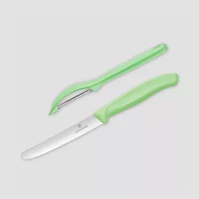 Набор из овощечистки и столового ножа Swiss Classic Trend Colors, VICTORINOX, Швейцария, Ножи для овощей Victorinox